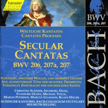 Album-Cover: „J.S: Bach: Secular Cantatas BWV 206, 207a, 207“